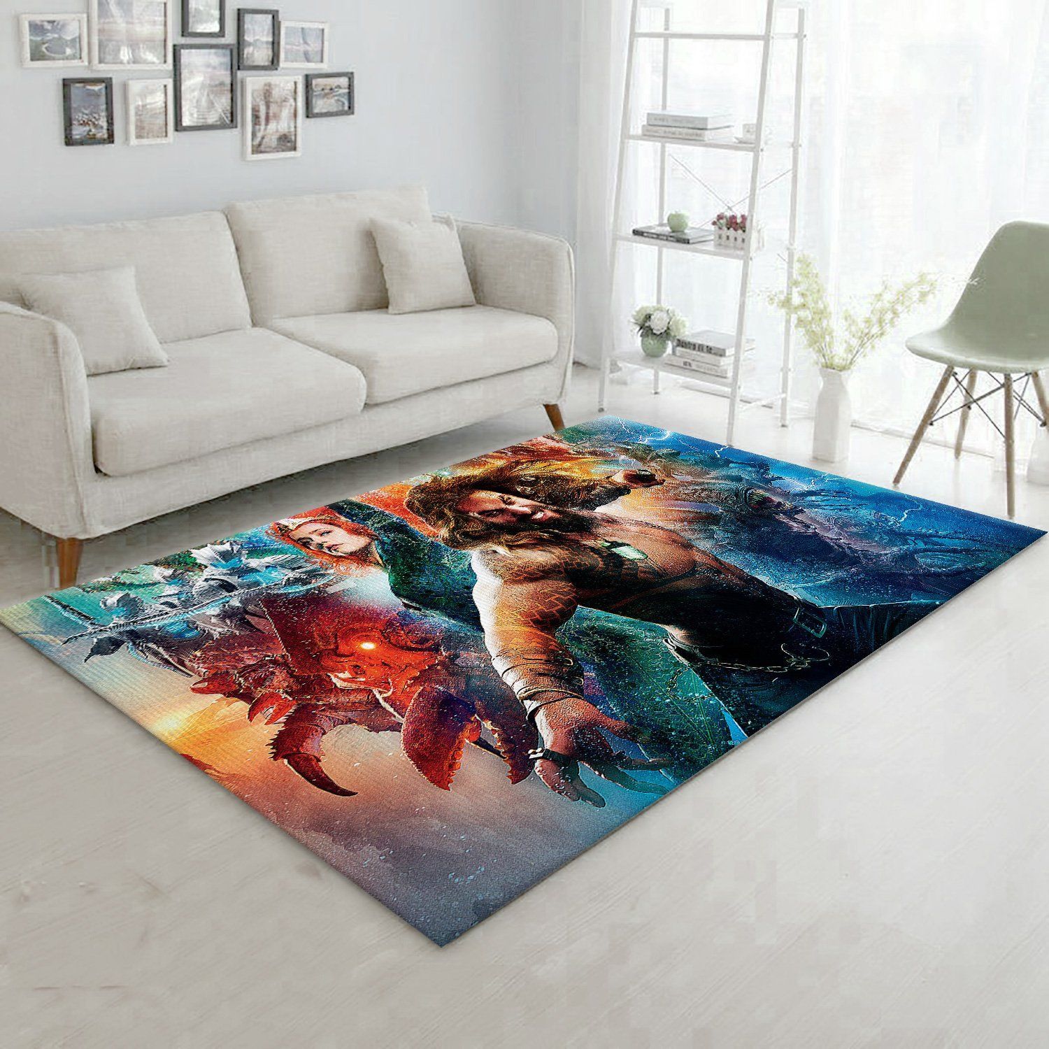 Aquaman Movie Area Rectangle Rug – Custom Size And Printing