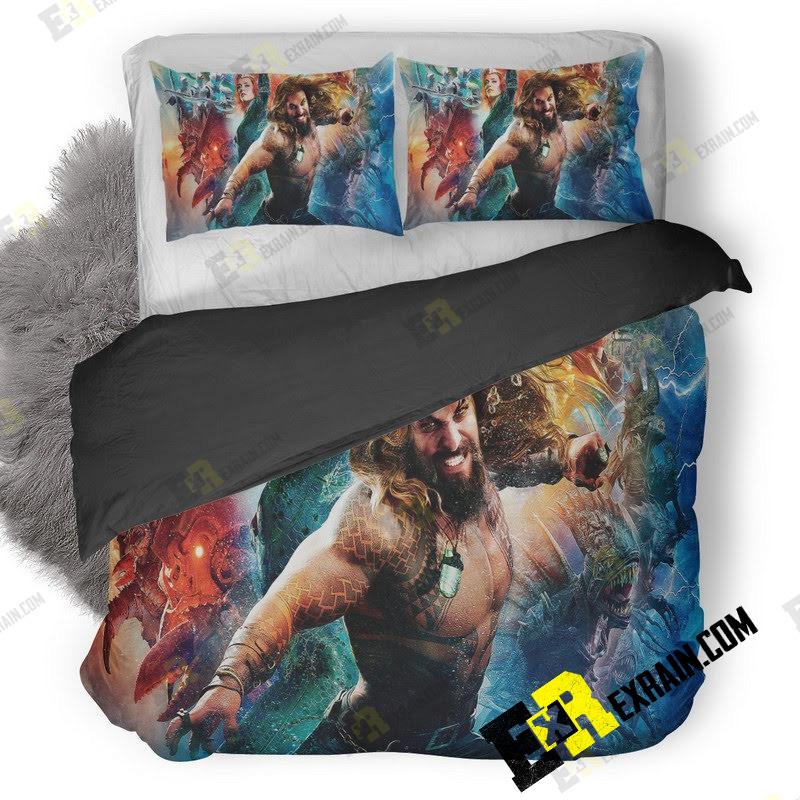 Aquaman Movie I 3D Customized Duvet Cover Bedding Set