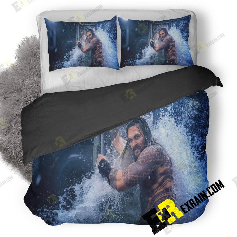 Aquaman Movie L0 3D Customized Duvet Cover Bedding Set