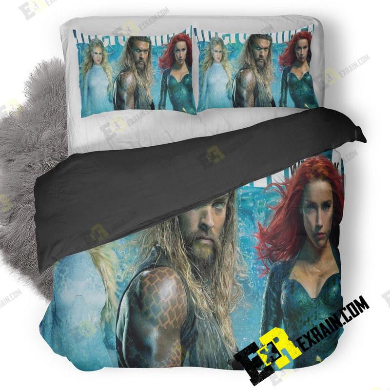 Aquaman Movie Xb 3D Customized Duvet Cover Bedding Set