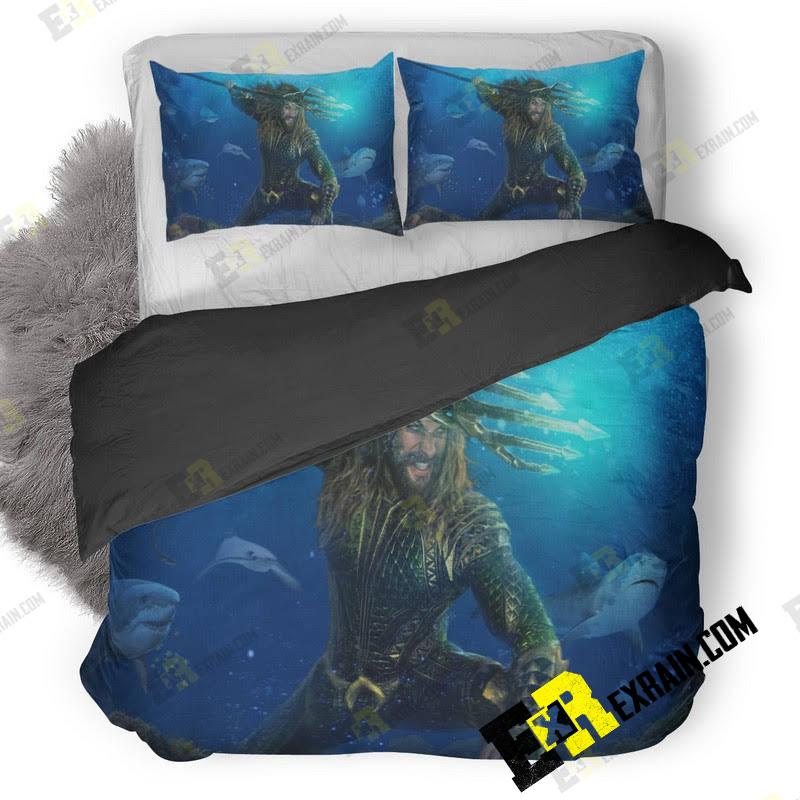 Aquaman Protector Of The Oceans Xc 3D Customized Duvet Cover Bedding Set