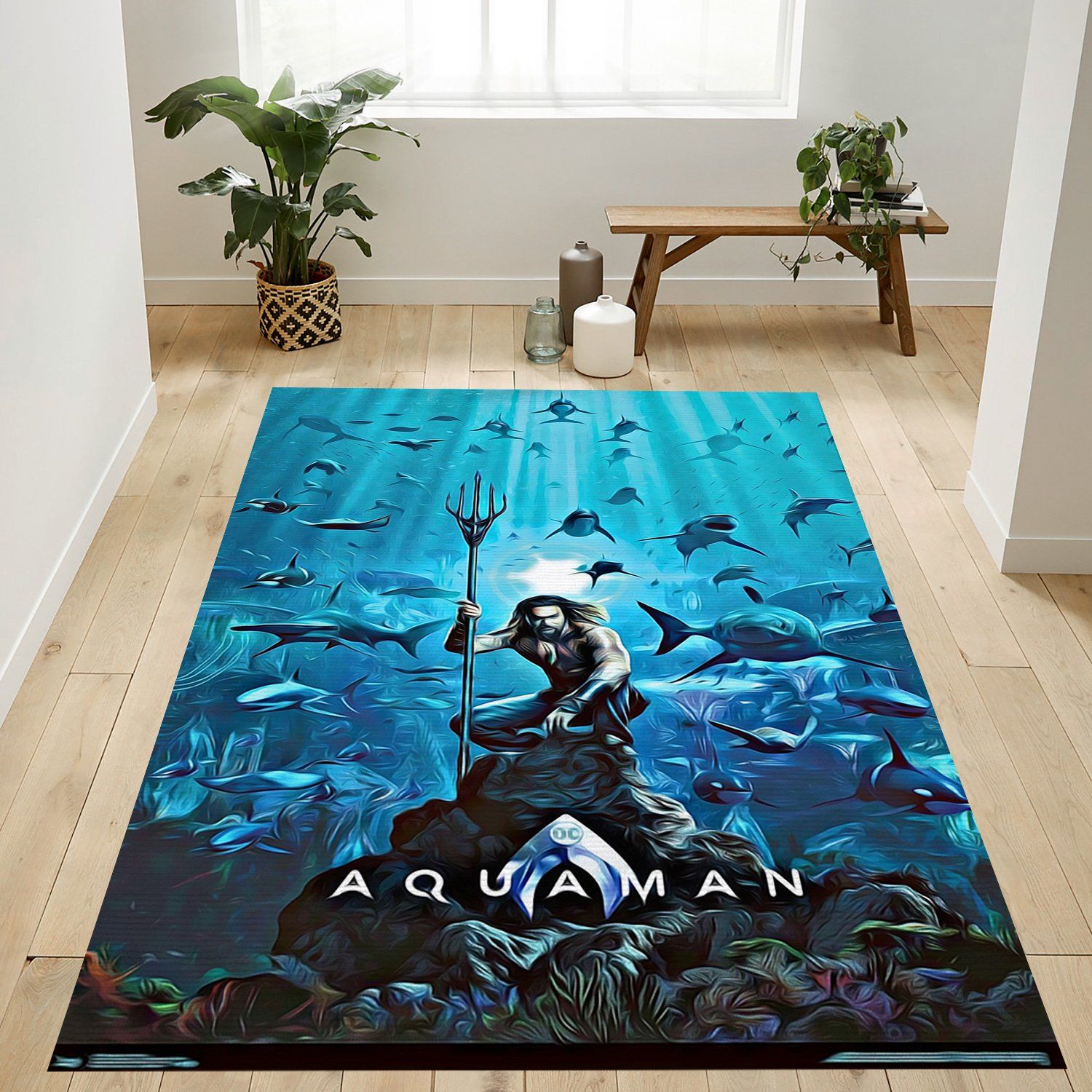 Aquaman Rectangle Rug – Custom Size And Printing