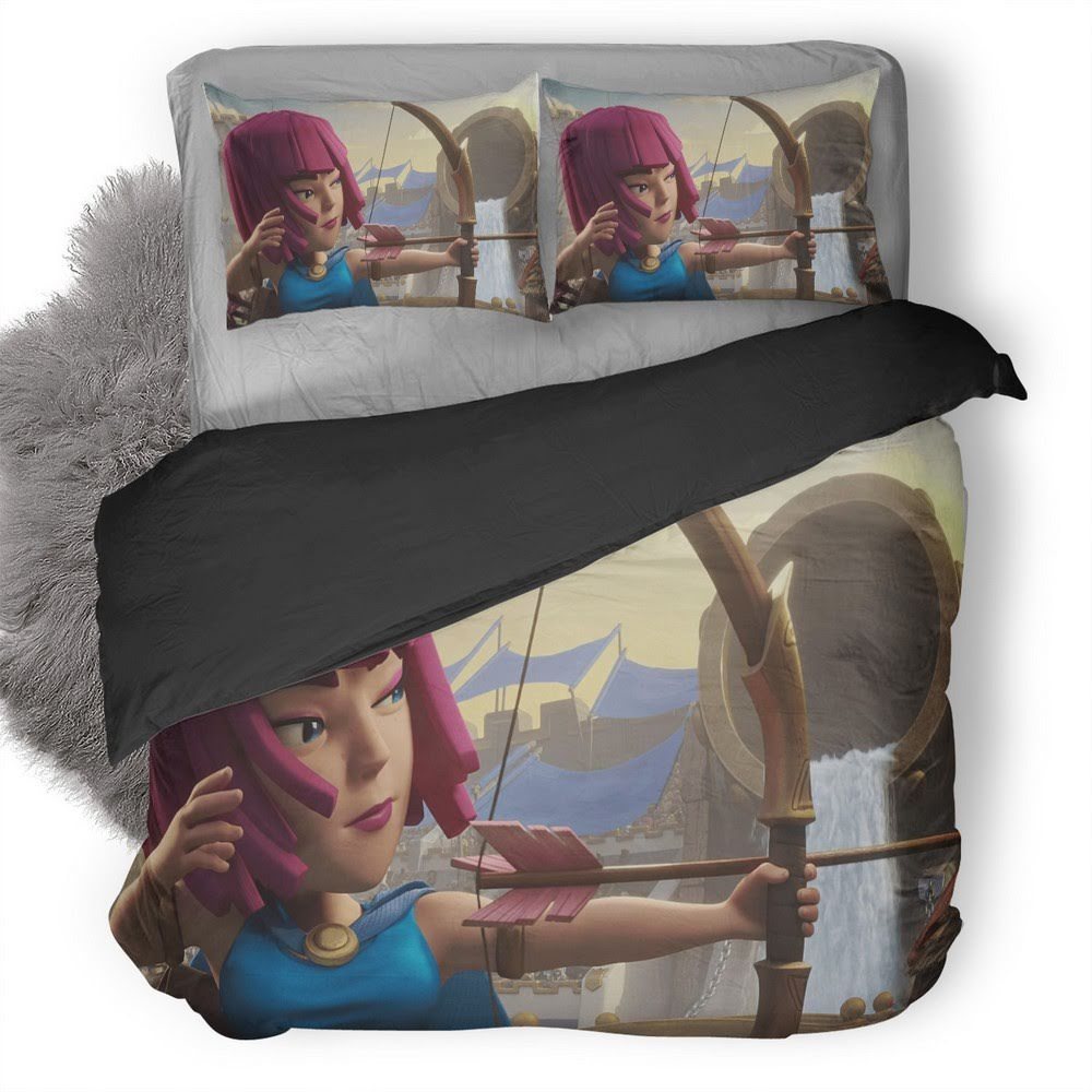 Archer Clash Of Clans 3D Customized Duvet Cover Bedding Set