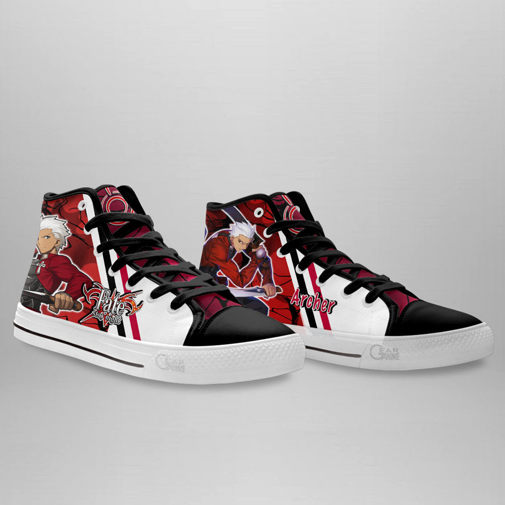 Archer High Top Shoes Custom Fate Stay Night Sneakers