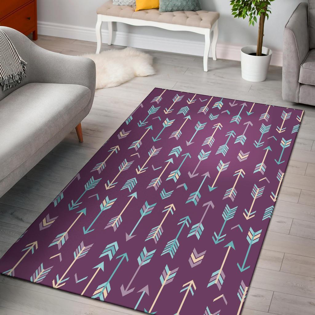 Archery Print Pattern Area Limited Edition Rectangle Rug