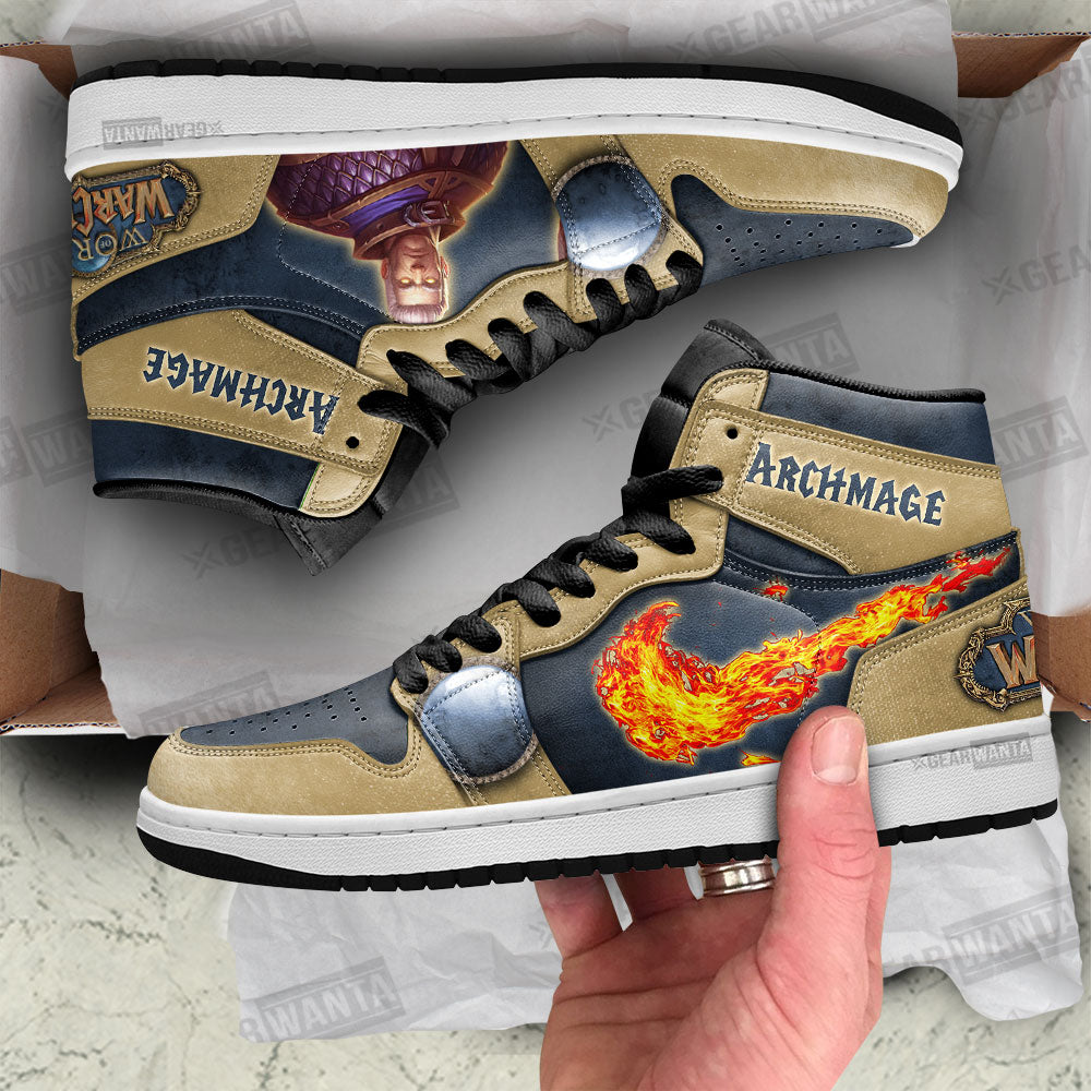 Archmage World of Warcraft JD Sneakers Shoes For Fans, Air Jordan Hightop
