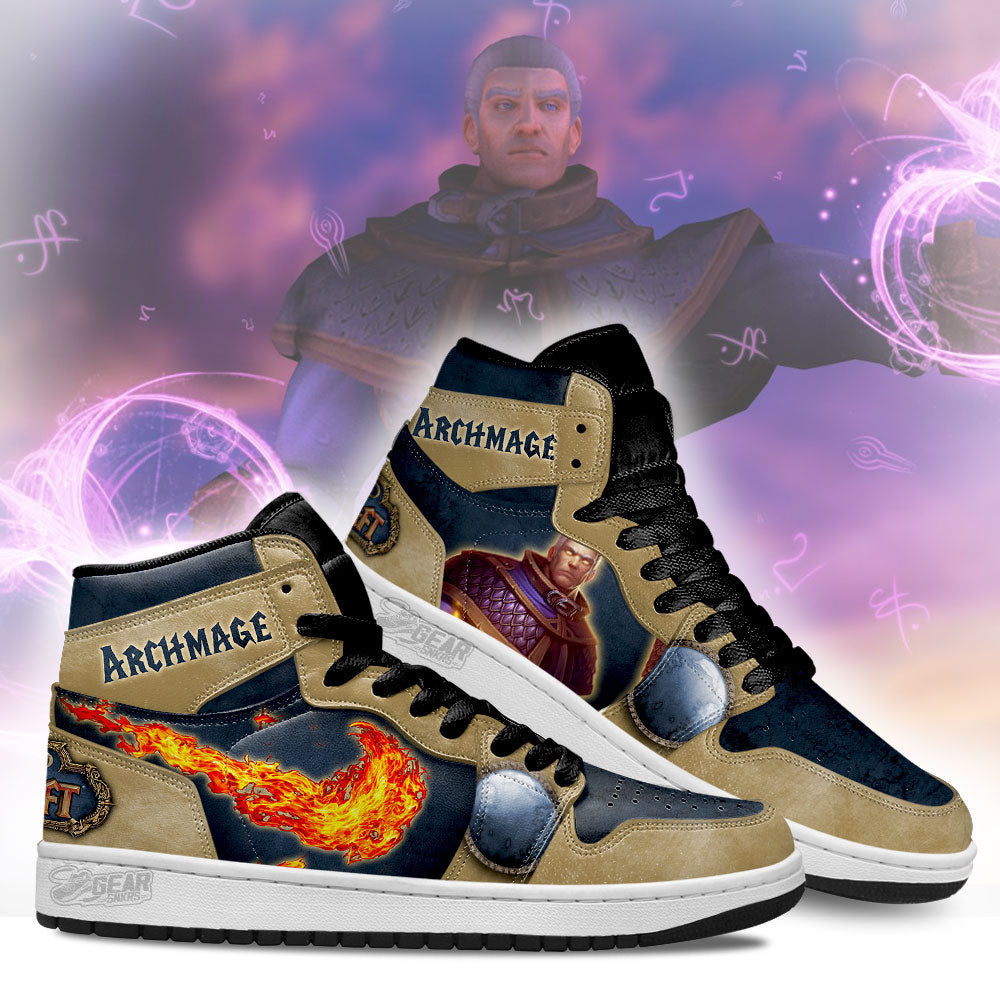 Archmage World of Warcraft JD Sneakers Shoes For Fans, Air Jordan Hightop