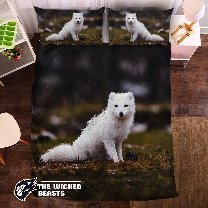 Arctic Fox 3D Customized Duvet Cover Bedding Set