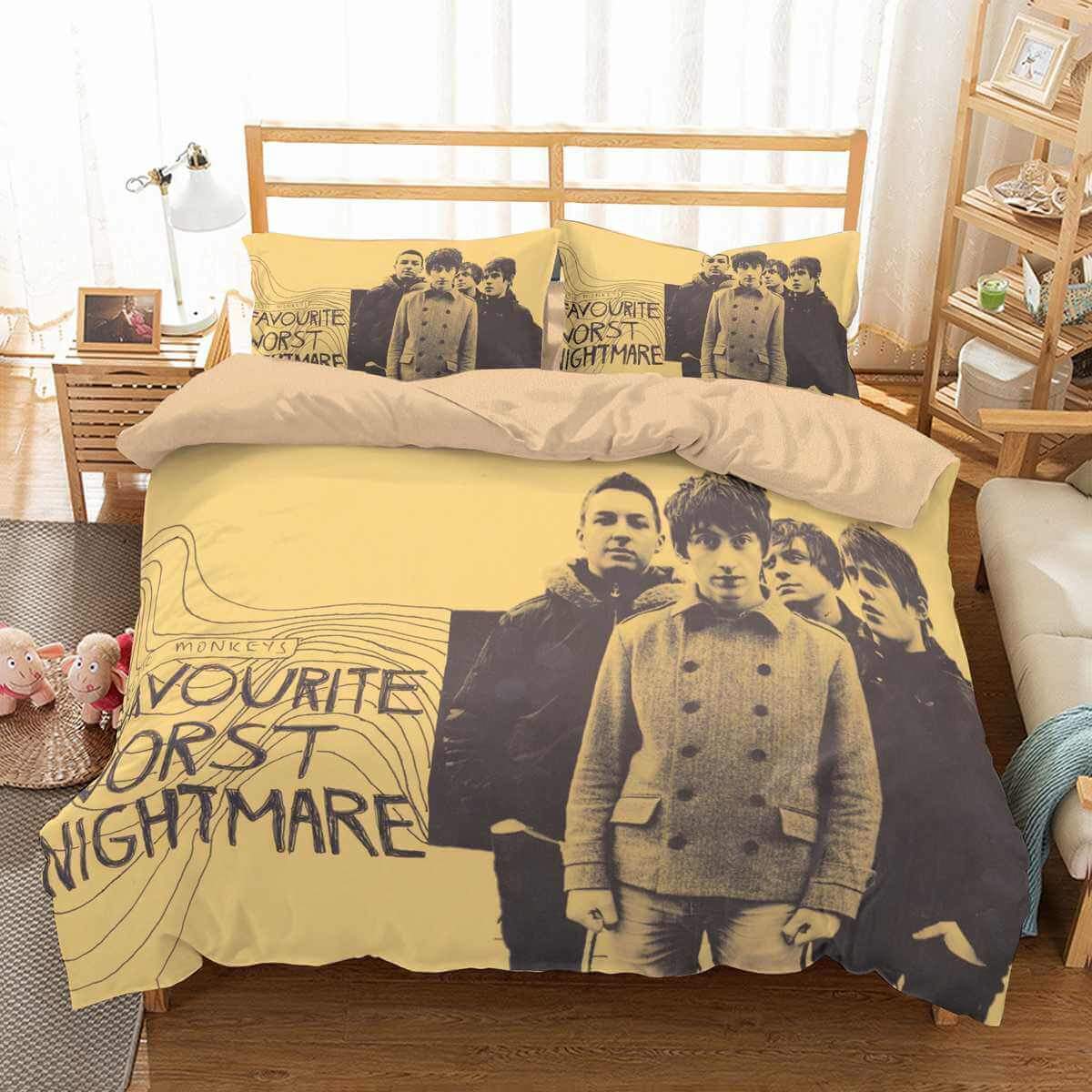 Arctic Monkeys 3D Customized Duvet Cover Bedding Set