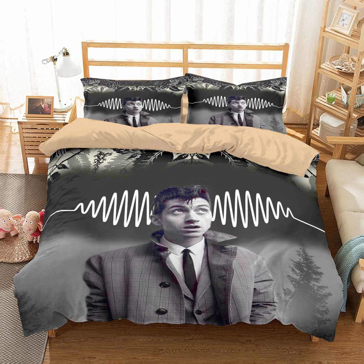 Arctic Monkeys 3D Customized Duvet Cover Bedding Set