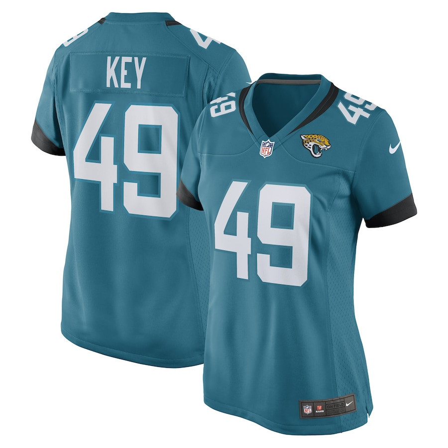 Arden Key Jacksonville Jaguars Women’s Stitched Jersey – Teal