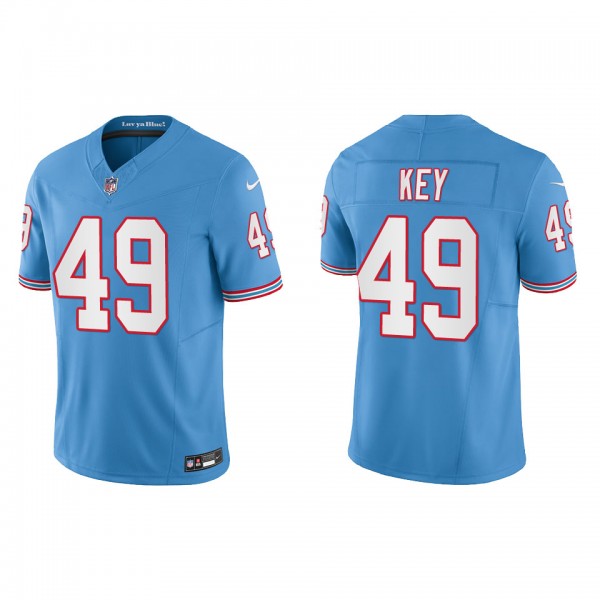 Arden Key Tennessee Titans Light Blue Oilers Throwback Vapor F.U.S.E. Jersey