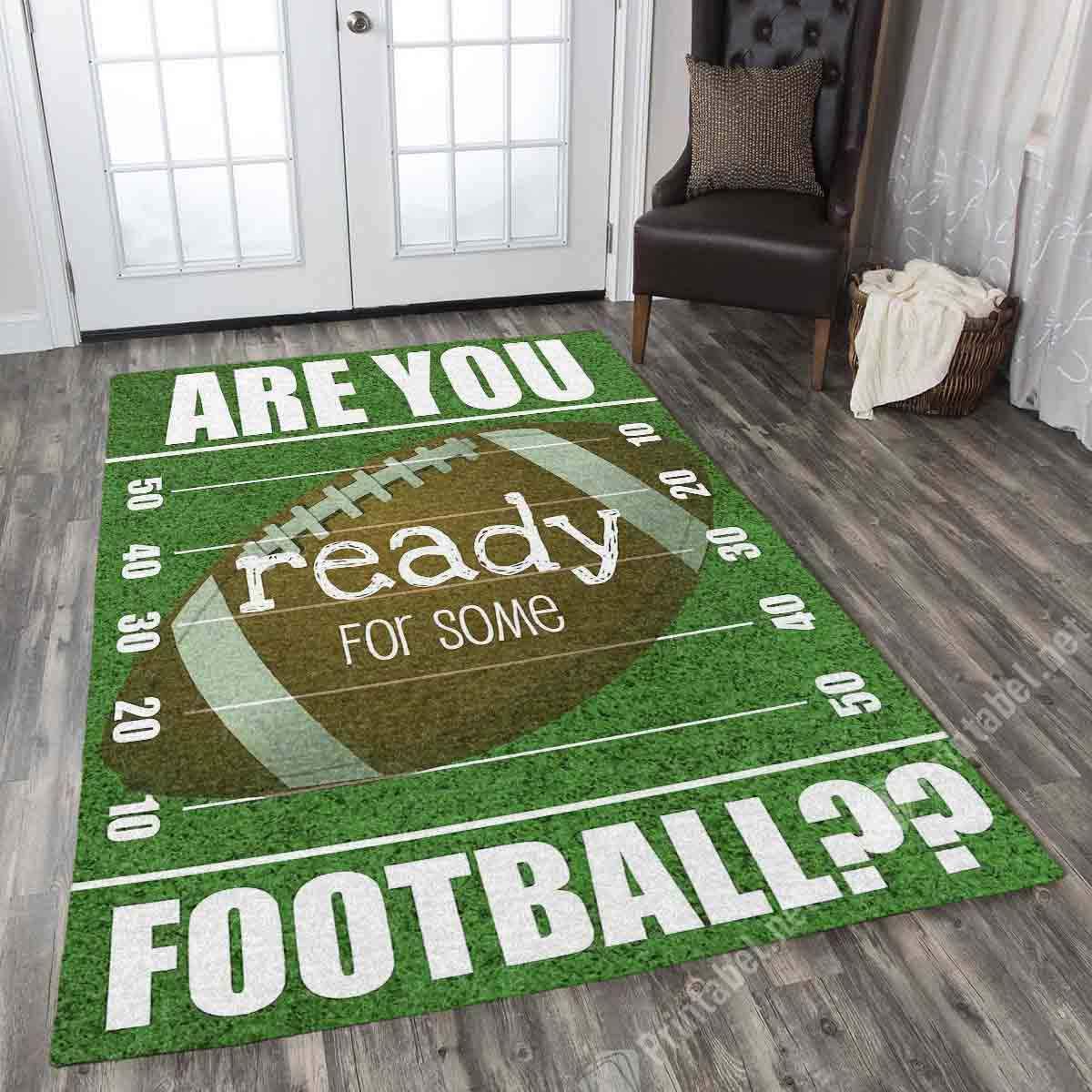 Are You Ready For Some Football Limited Edition Rectangle Rug