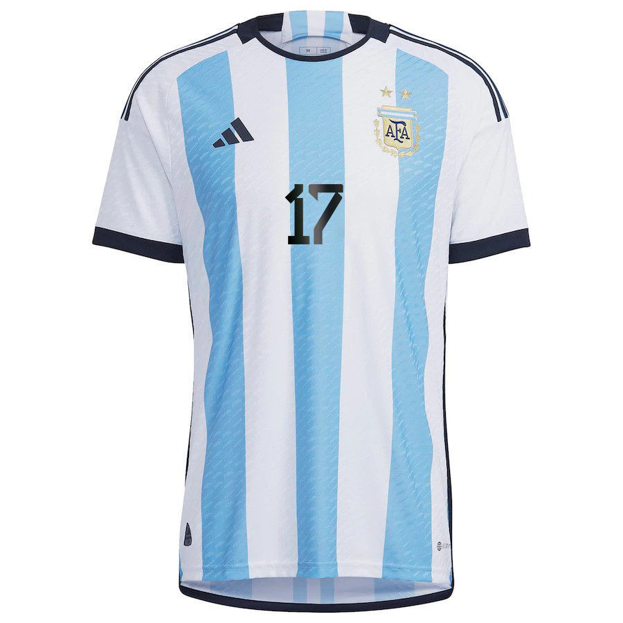 Argentina National Team 2022-23 Qatar World Cup Alejandro Gomez 17 White Home Men Soccer Jersey – New Argentina National Team 2022-23 Qatar World Cup Alejandro Gomez 17 White Home Men Soccer Jersey – New