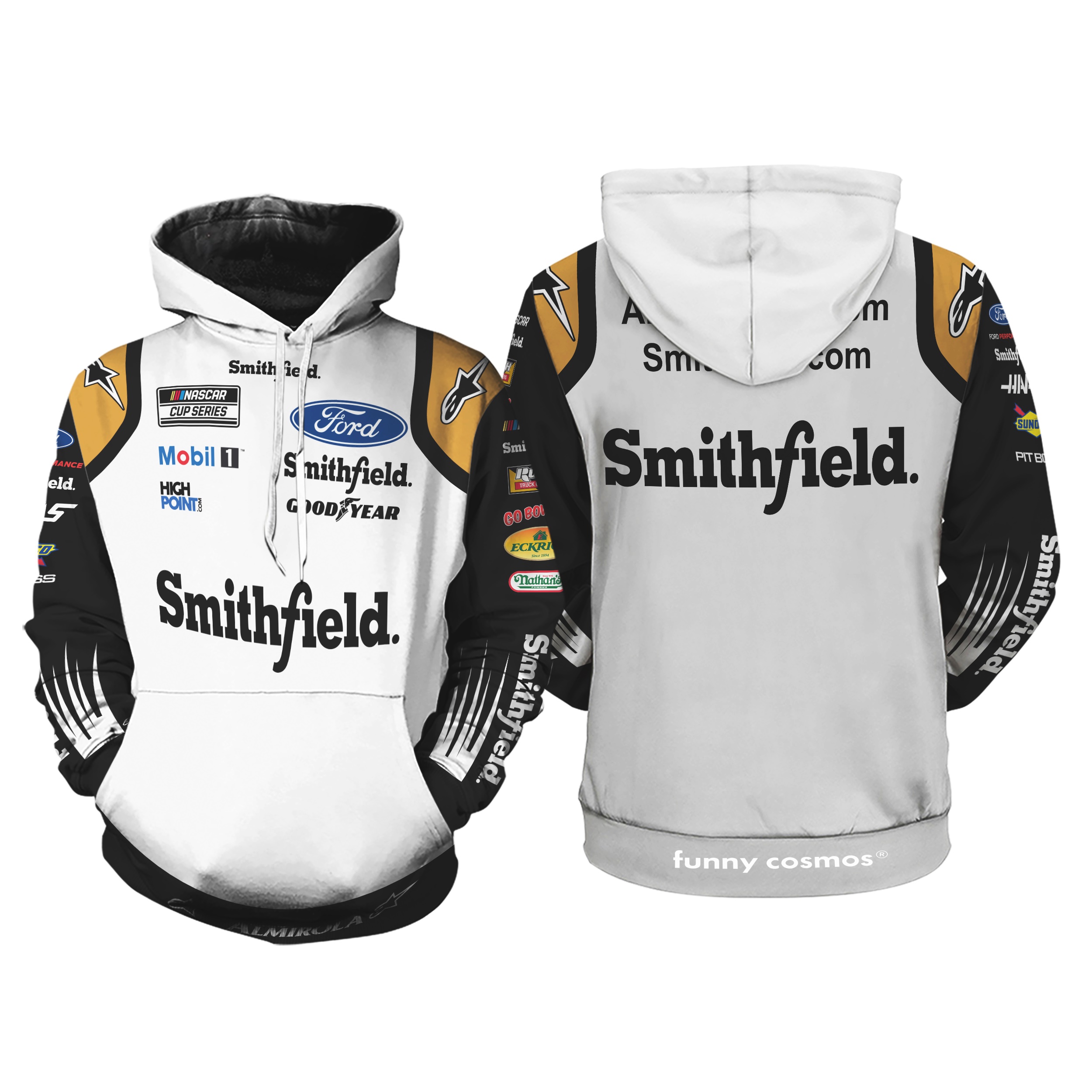 Aric Almirola Nascar 2022 Hoodie Racing Uniform Clothes Hoodie