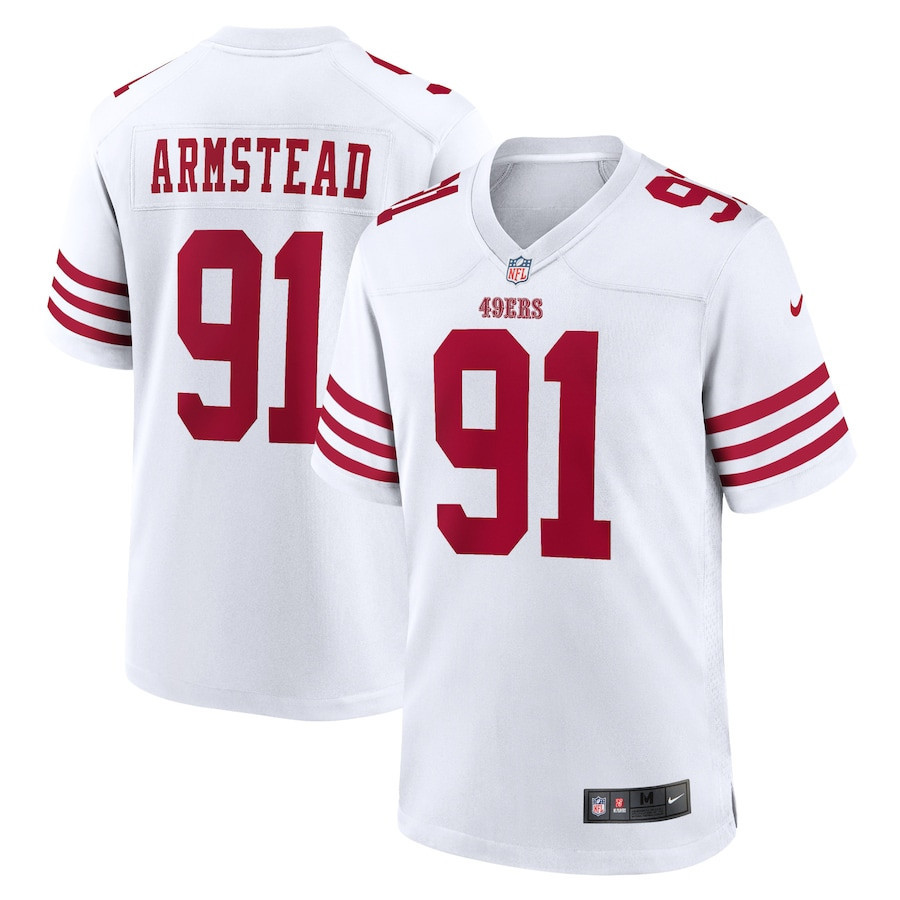 Arik Armstead 91 San Francisco 49ers Player Game Stitched Jersey – White