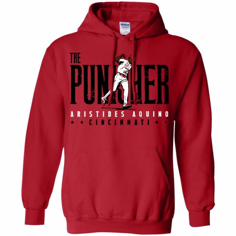 Aristides Aquino Cincinnati Reds The Punisher Hoodie