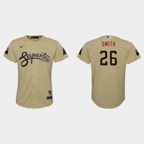 Arizona Arizona Diamondbacks #26 Pavin Smith Youth 2021 City Connect MLB Jersey Gold Youth