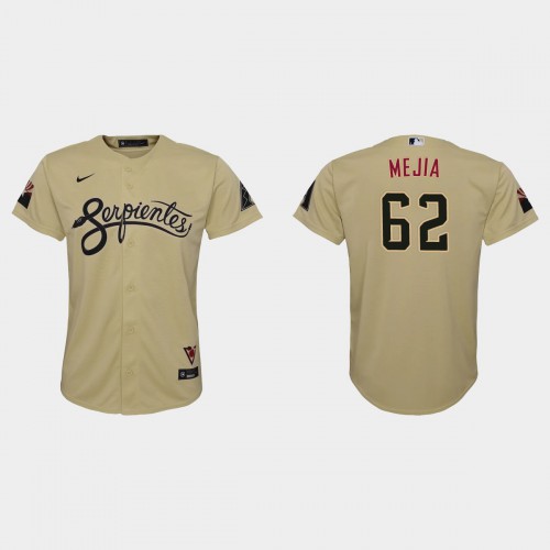 Arizona Arizona Diamondbacks #62 Humberto Mejia Youth 2021 City Connect MLB Jersey Gold Youth