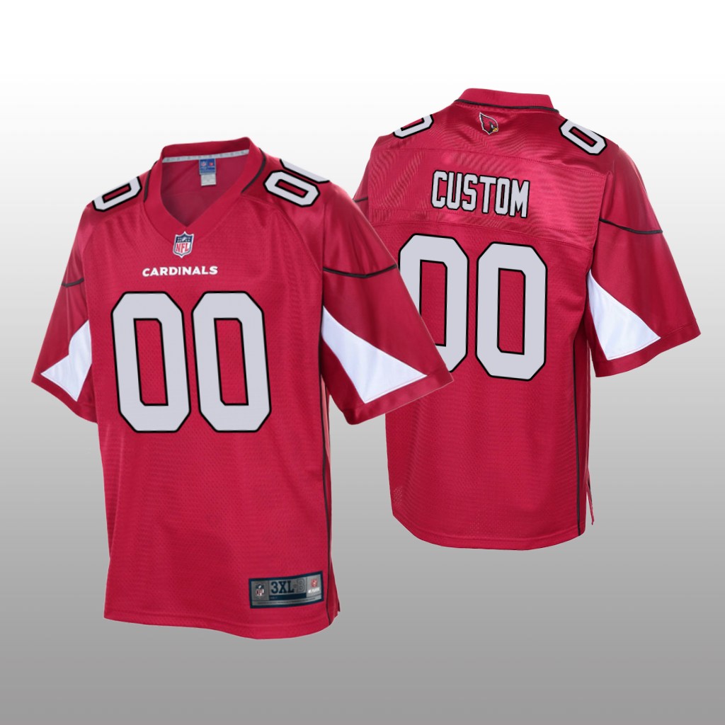 Arizona Cardinals #00 Cardinal Custom Pro Line Jersey – Youth
