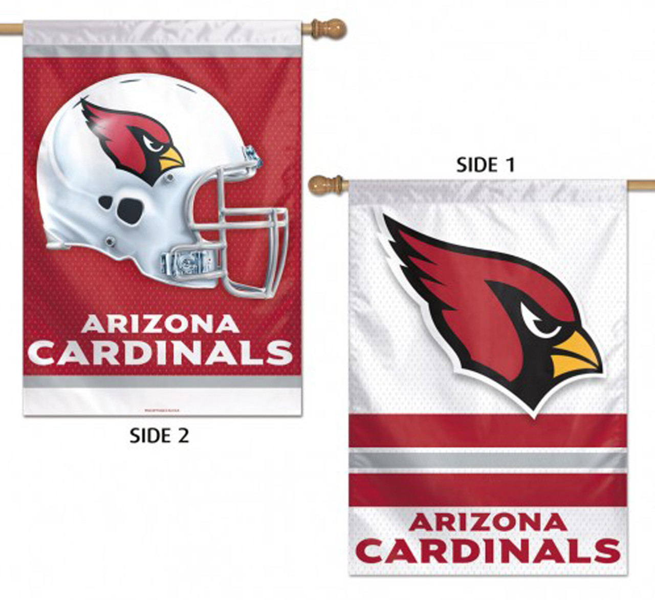 Arizona Cardinals 2 Sided NFL Vertical Garden Flag, House Flag