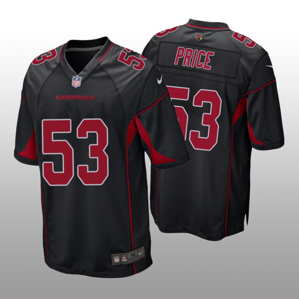 Arizona Cardinals Billy Price Black Jersey 2nd Alternate Game - Men's