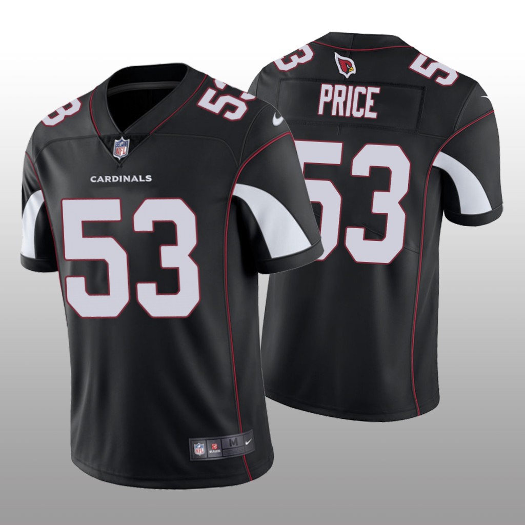 Arizona Cardinals Billy Price Black Jersey Vapor Limited - Men's