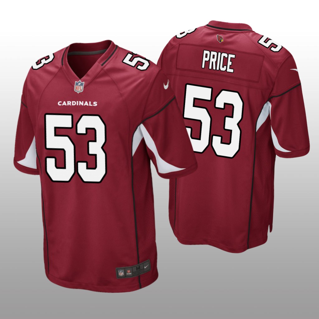 Arizona Cardinals Billy Price Cardinal Jersey Game - Men's