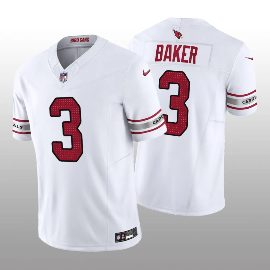 Arizona Cardinals Budda Baker White Jersey Vapor F.U.S.E. Limited - Men's
