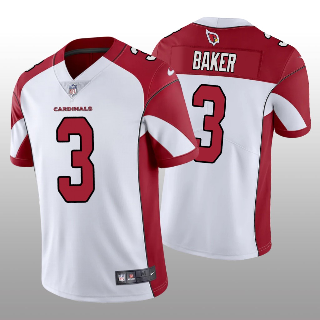Arizona Cardinals Budda Baker White Jersey Vapor Limited - Men's