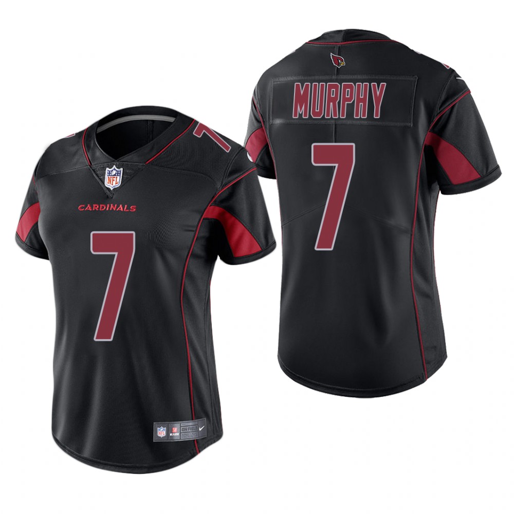 Arizona Cardinals Byron Murphy Black Jersey Color Rush Limited - Women's