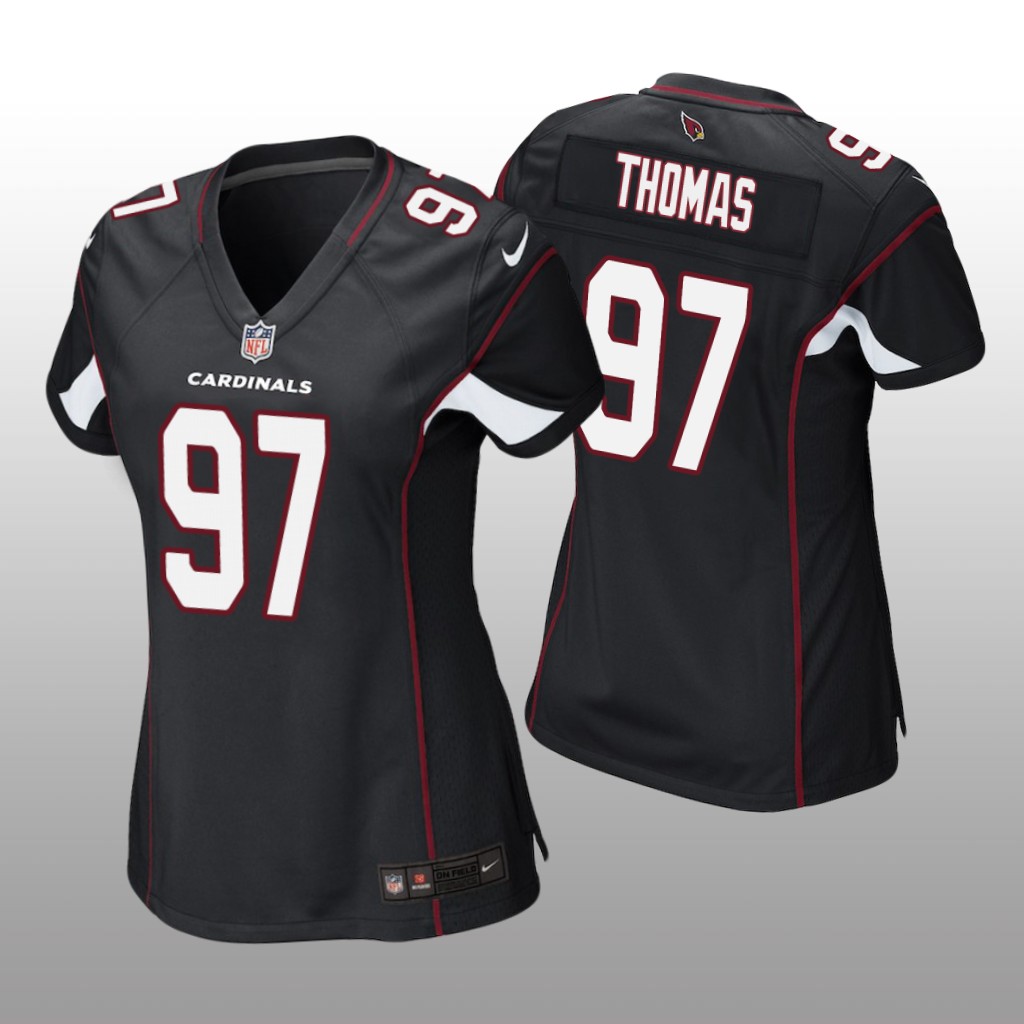 Arizona Cardinals Cameron Thomas Black Jersey Game - Women's