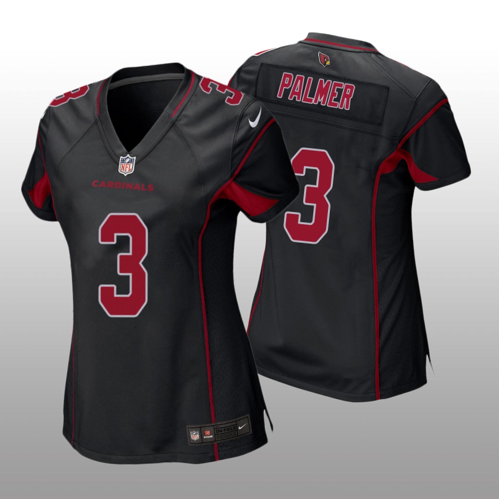 Arizona Cardinals Carson Palmer Black Jersey Alternate Game - Women's