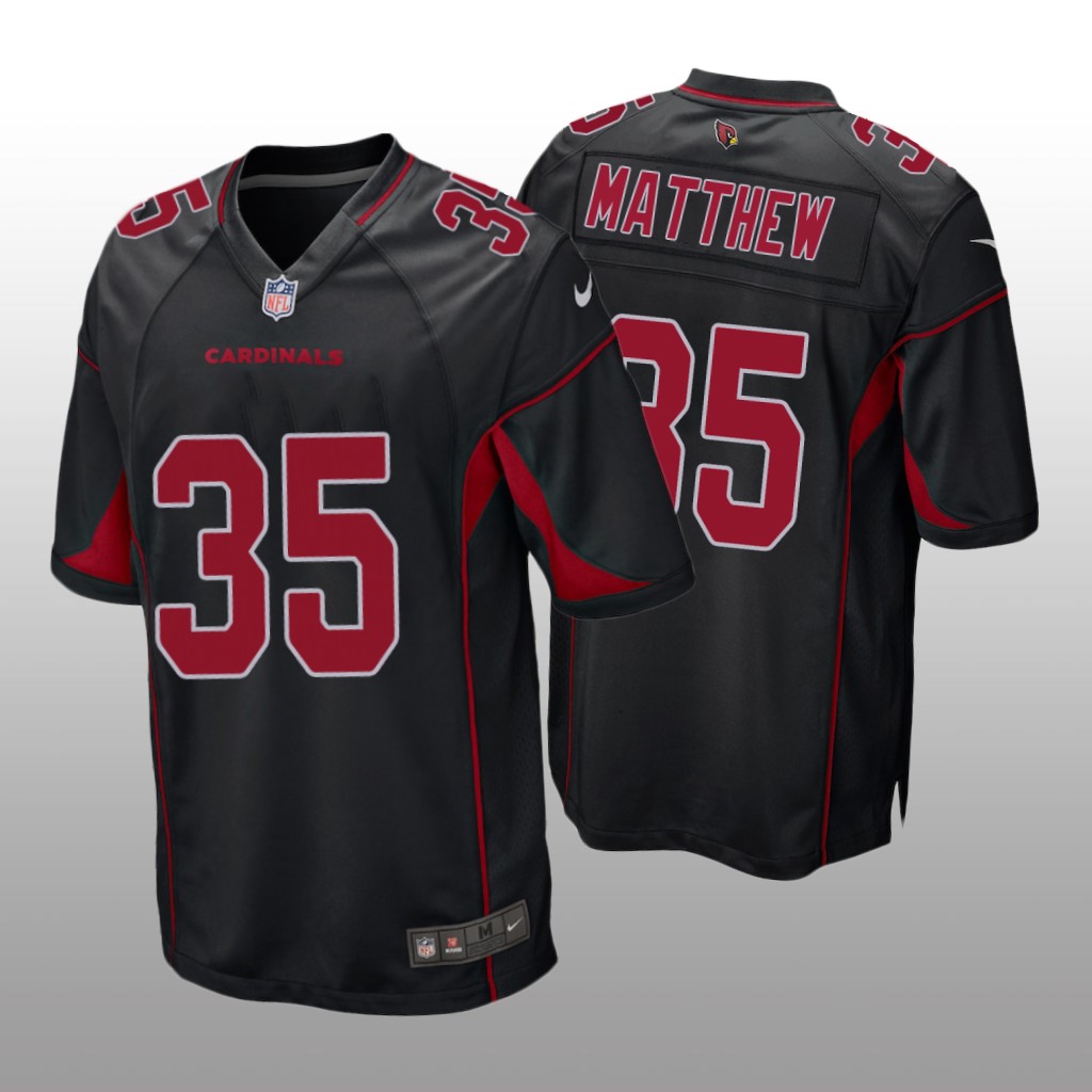 Arizona Cardinals Christian Matthew Black Jersey 2nd Alternate Game - Men's