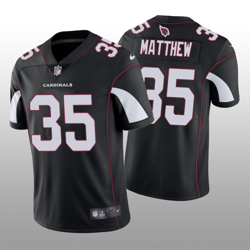 Arizona Cardinals Christian Matthew Black Jersey Vapor Limited - Men's