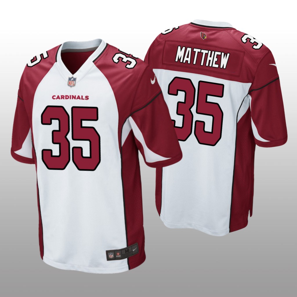 Arizona Cardinals Christian Matthew White Jersey Game - Men's