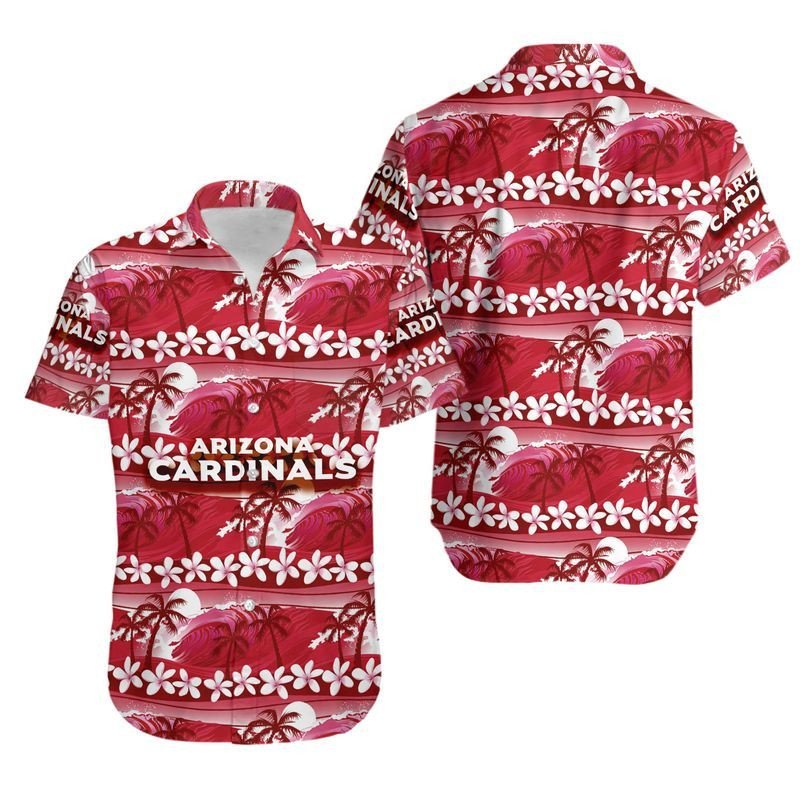 Arizona Cardinals Coconut Trees1 Hawaiian Shirt