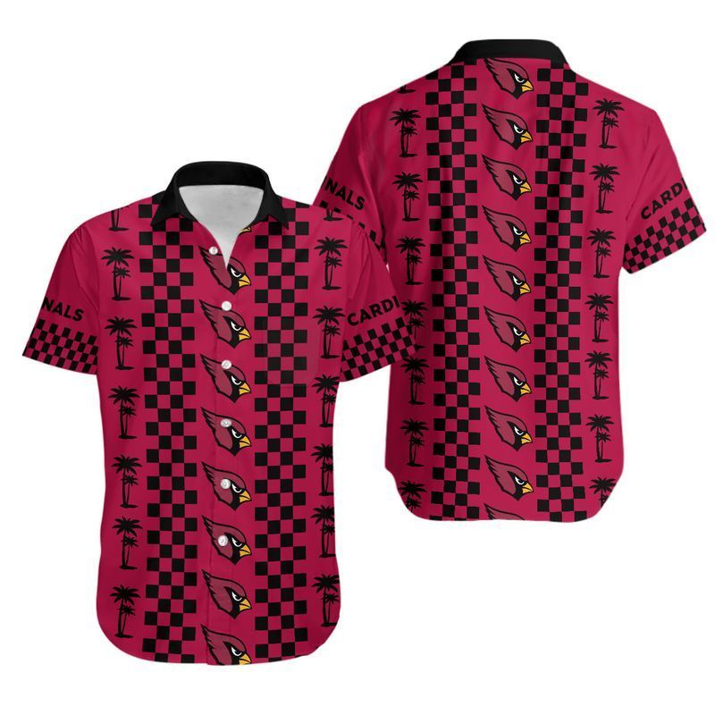 Arizona Cardinals Coconut Trees2 Hawaiian Shirt