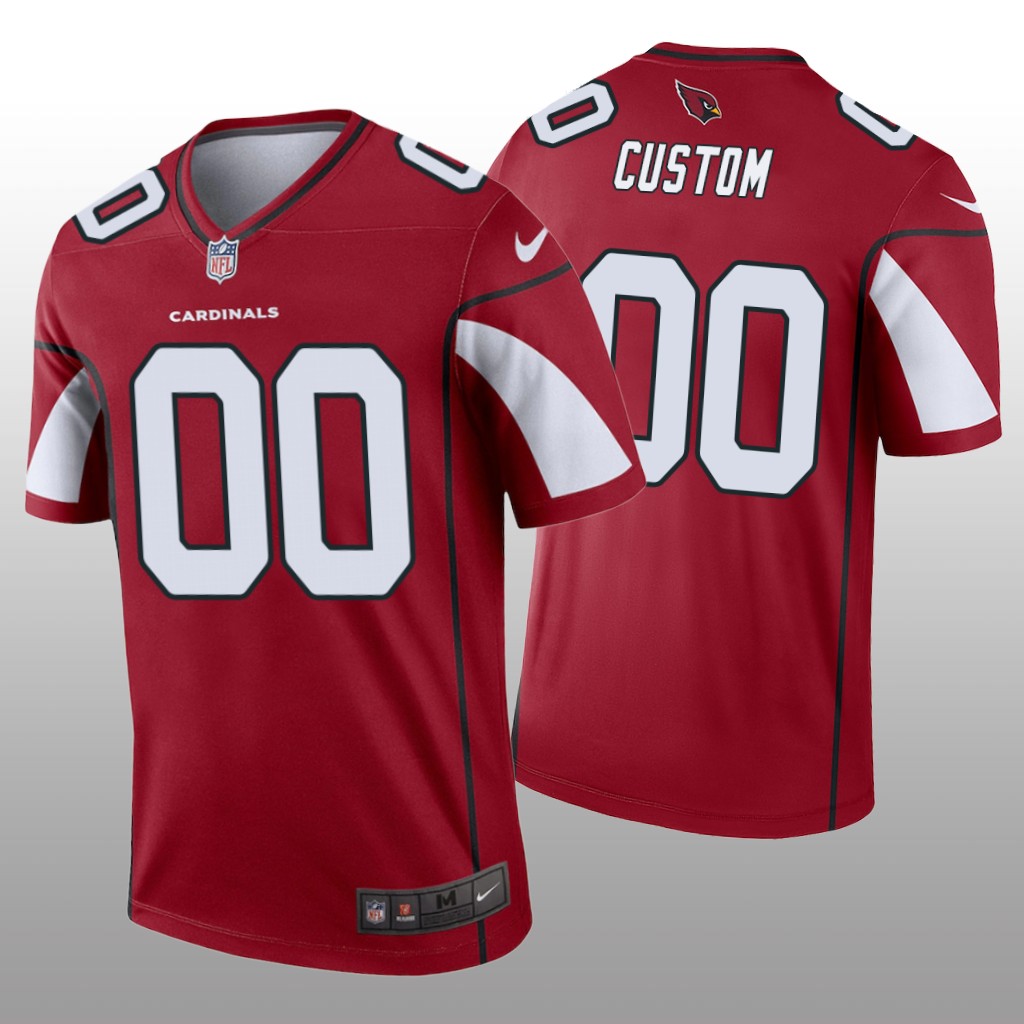 Arizona Cardinals Custom Cardinal Jersey Legend - Men's