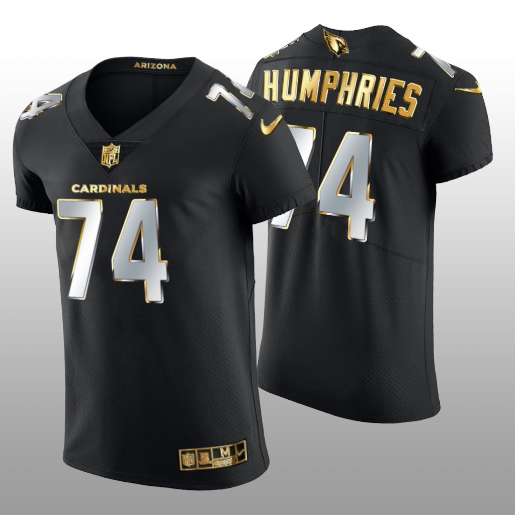 Arizona Cardinals D.J. Humphries Black Elite Jersey Golden Edition Men's