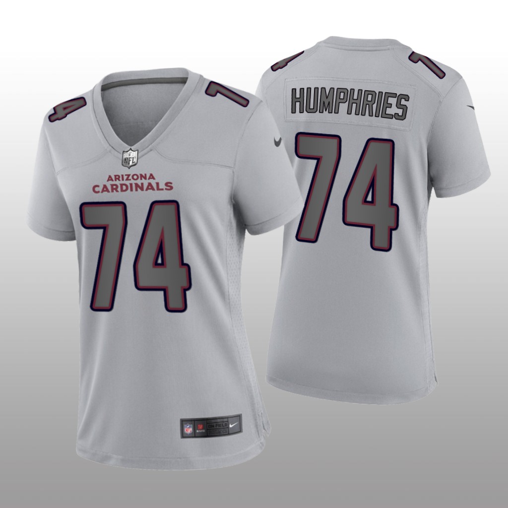 Arizona Cardinals D.J. Humphries Gray Jersey Atmosphere Fashion Game - Women's