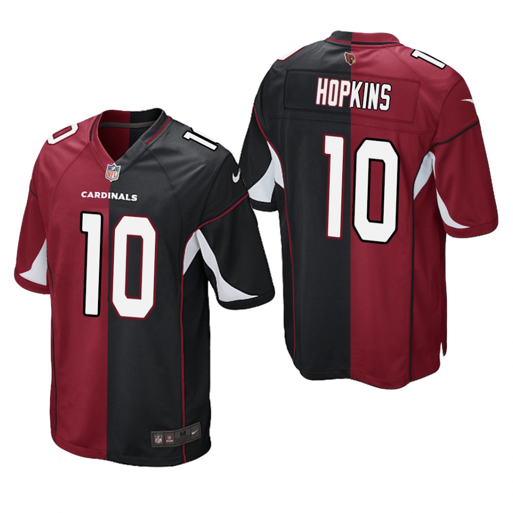 Arizona Cardinals DeAndre Hopkins Cardinal Black Game Split - Men's