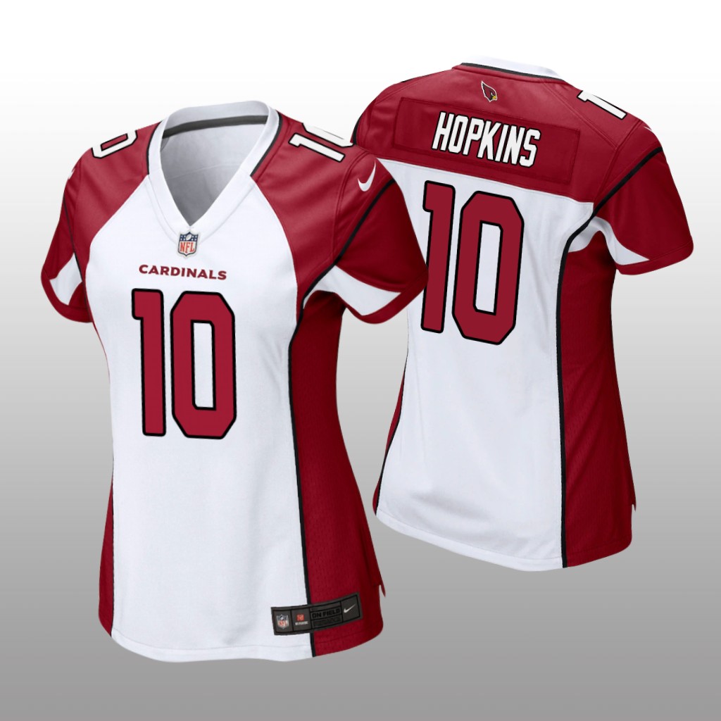 Arizona Cardinals DeAndre Hopkins White Jersey Game - Women's