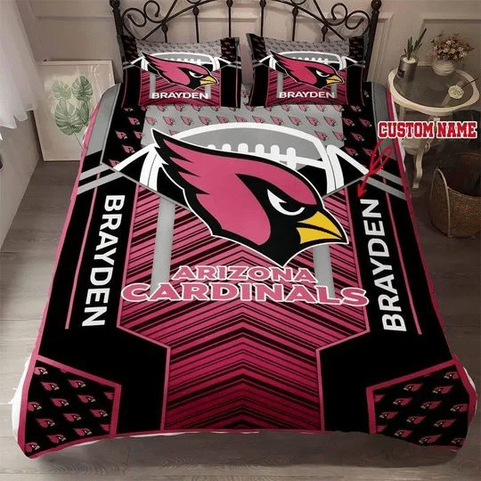 Arizona Cardinals Duvet Quilt Bedding Set 6