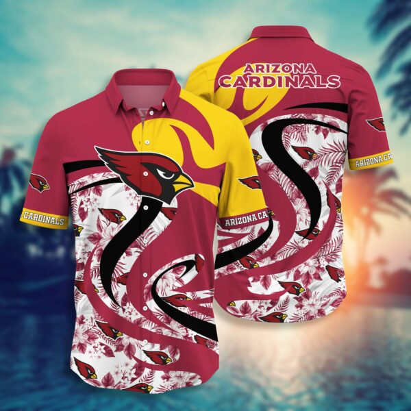 Arizona Cardinals Flower2 Hawaiian Shirt