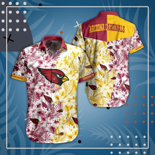 Arizona Cardinals Flower Summer Hawaiian Shirt