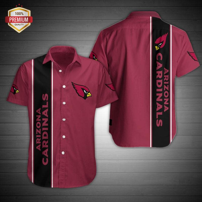 Arizona Cardinals Football Up Hawaiian Shirt