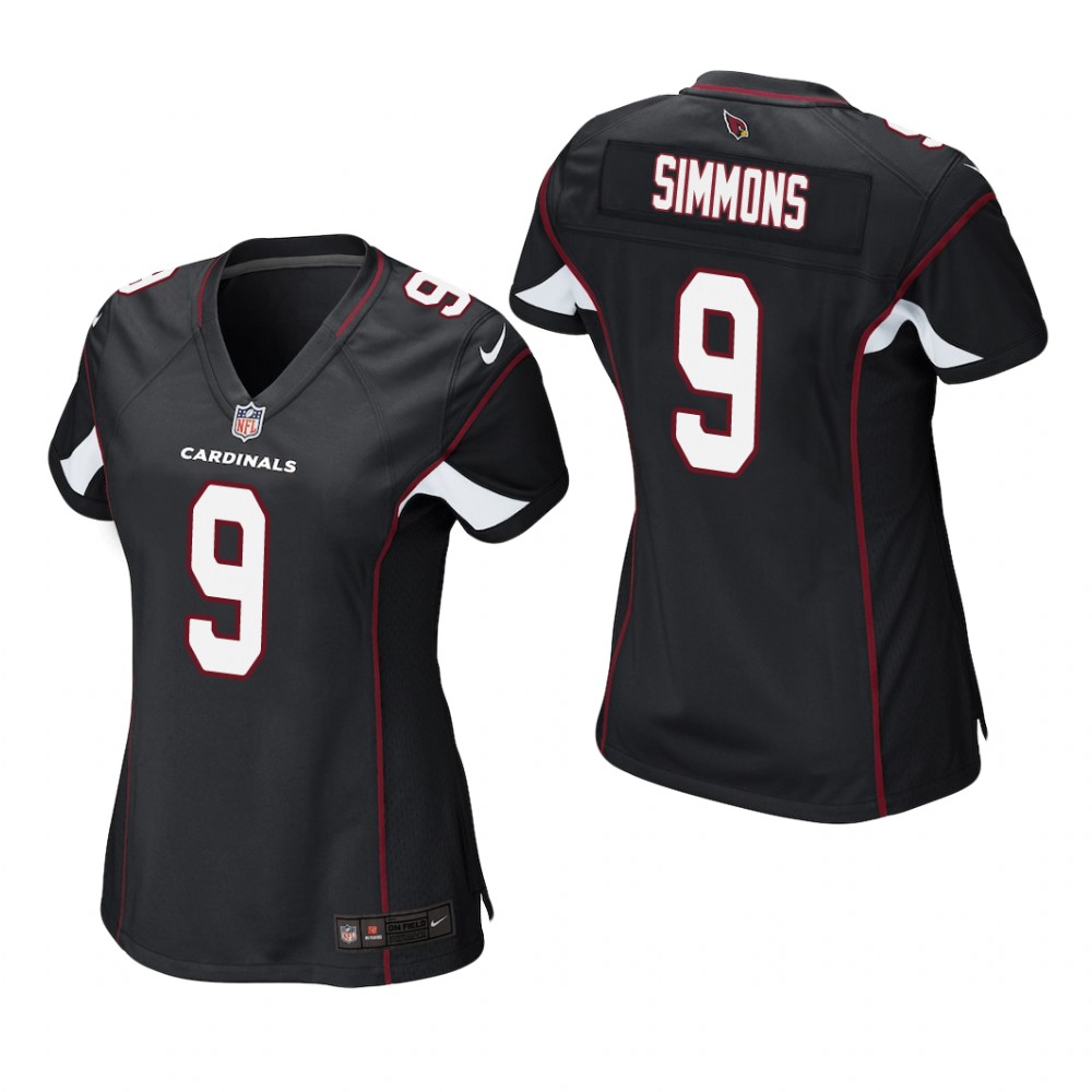 Arizona Cardinals Isaiah Simmons Black Jersey Game - Women's