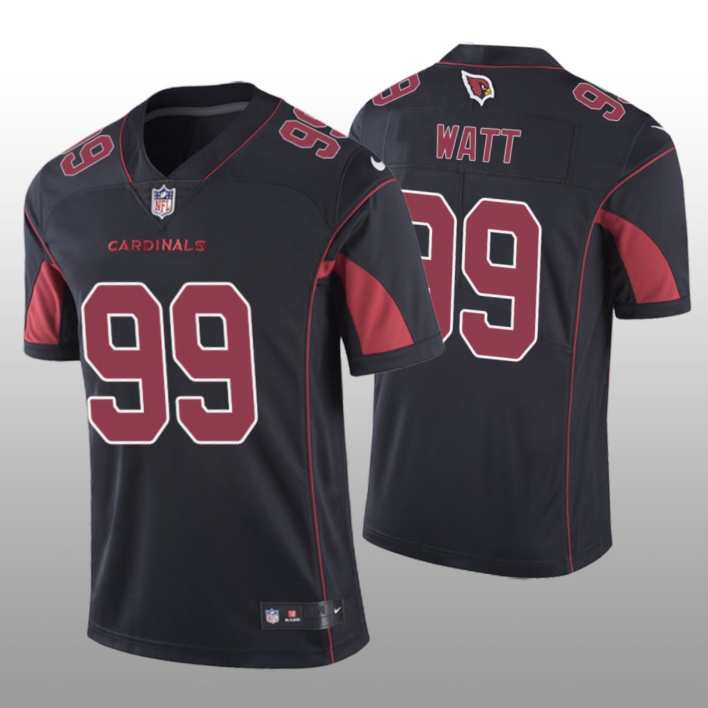 Arizona Cardinals J.J. Watt Black Jersey Color Rush Limited - Men's