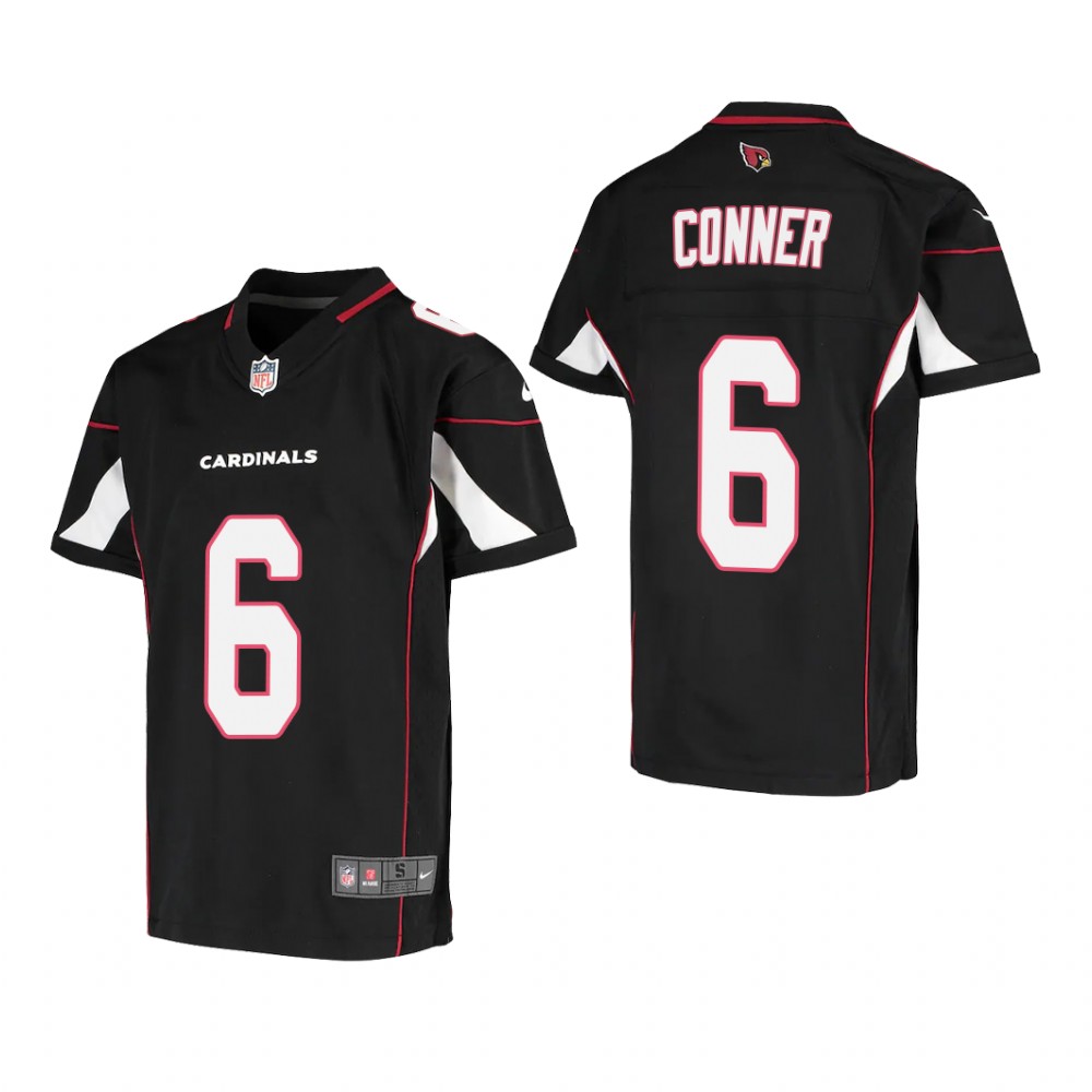 Arizona Cardinals James Conner Black Jersey Game - Youth